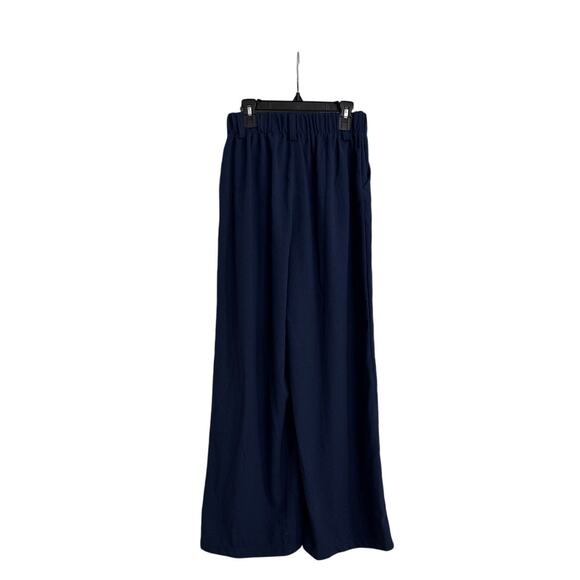 Halara Flex Navy Blue High Waist Pocket Wide Leg Casual Pants Size Womens XS NWT - Picture 4 of 5